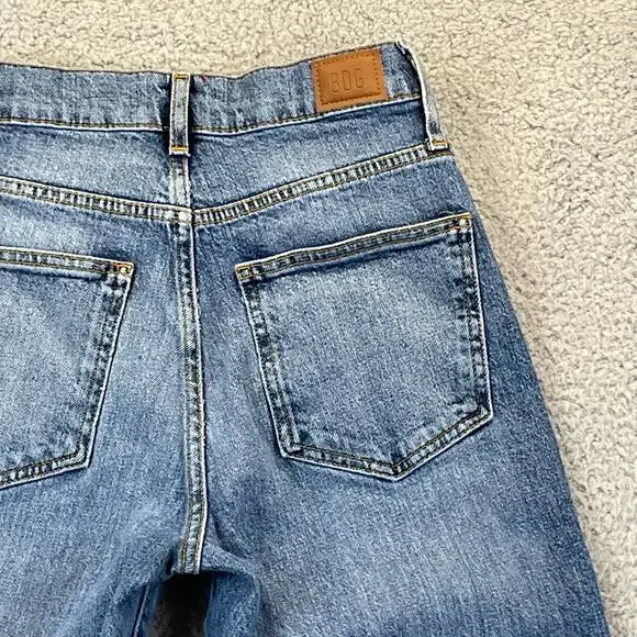 BDG Baggy Jeans 25 Wide Leg High Rise Y2K Skater Grunge Denim Urban Outfitters - Picture 9 of 11